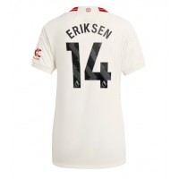 Fotballdrakt Dame Manchester United Christian Eriksen #14 Tredjedrakt 2023-24 Kortermet